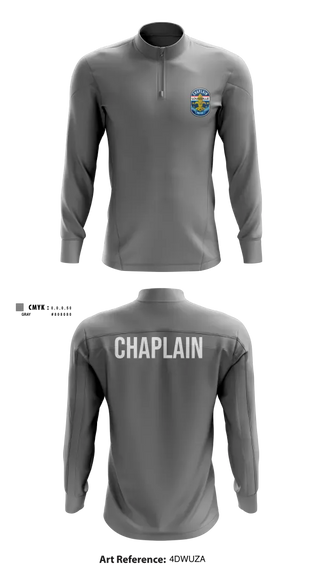 Quarter Zip Jacket, Chaplain, Police, Teamtime, Team time, sublimation, custom sports apparel, team uniforms, spirit wear, spiritwear, sports uniforms, custom shirts, team store, custom team store, fundraiser sports, apparel fundraiser