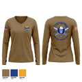 TM div Women's Long Sleeve V-neck Shirt - 1