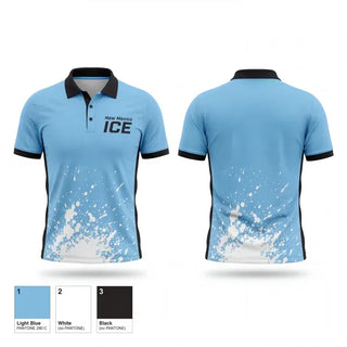 Short Sleeve Performance Polo, New Mexico I.C.E, Softball, Teamtime, Team time, sublimation, custom sports apparel, team uniforms, spirit wear, spiritwear, sports uniforms, custom shirts, team store, custom team store, fundraiser sports, apparel fundraiser