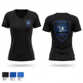 SAO 83764257 Women's Short Sleeve V-neck Shirt - 1