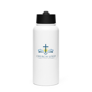 Homosassa Church of God 23123791 Stainless Steel Water Bottle with a Straw Lid