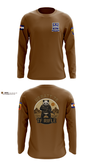 Long Sleeve Performance Shirt, 1-157th IN BN, National Guard, Teamtime, Team time, sublimation, custom sports apparel, team uniforms, spirit wear, spiritwear, sports uniforms, custom shirts, team store, custom team store, fundraiser sports, apparel fundraiser