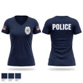 377th DAF Police Women's Short Sleeve V-neck Shirt - 1