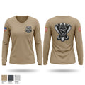Cco 2-2IN, 10TH MTN DIV 84038445 Women's Long Sleeve V-neck Shirt - 1