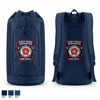 Gear Bag, East Knox Supporter, Fire Department, Teamtime, Team time, sublimation, custom sports apparel, team uniforms, spirit wear, spiritwear, sports uniforms, custom shirts, team store, custom team store, fundraiser sports, apparel fundraiser