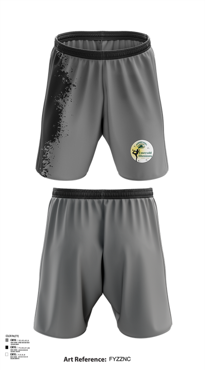 Emerald Illusions Dance Team 67098872 Athletic Shorts With Pockets - 47