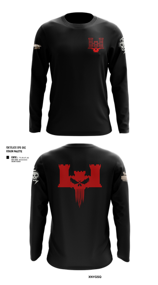 Long Sleeve Performance Shirt, B co 334th BEB, , Teamtime, Team time, sublimation, custom sports apparel, team uniforms, spirit wear, spiritwear, sports uniforms, custom shirts, team store, custom team store, fundraiser sports, apparel fundraiser