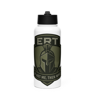 ERT 63280832 Stainless Steel Water Bottle with a Straw Lid