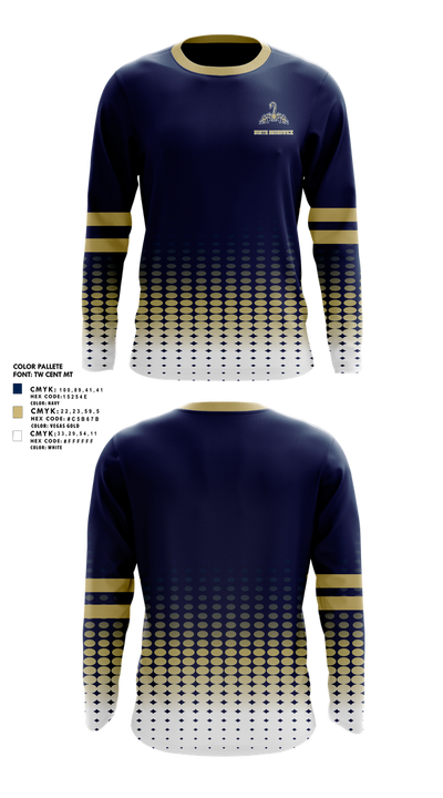 North Brunswick High School Dance Team 60064720 Long Sleeve Performance Shirt 1