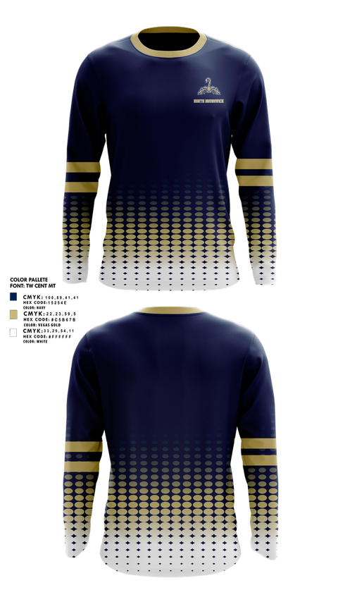 Long Sleeve Performance Shirt, North Brunswick High School Dance Team, Spirit Store, Teamtime, Team time, sublimation, custom sports apparel, team uniforms, spirit wear, spiritwear, sports uniforms, custom shirts, team store, custom team store, fundraiser sports, apparel fundraiser