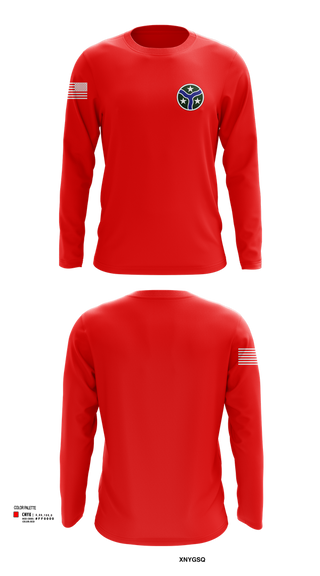 Long Sleeve Performance Shirt, 278th Armored Cavalry Regiment, National Guard, Teamtime, Team time, sublimation, custom sports apparel, team uniforms, spirit wear, spiritwear, sports uniforms, custom shirts, team store, custom team store, fundraiser sports, apparel fundraiser