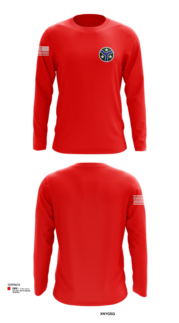 Long Sleeve Performance Shirt, 278th Armored Cavalry Regiment, National Guard, Teamtime, Team time, sublimation, custom sports apparel, team uniforms, spirit wear, spiritwear, sports uniforms, custom shirts, team store, custom team store, fundraiser sports, apparel fundraiser