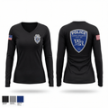 SRO 43037523 Women's Long Sleeve V-neck Shirt - 1