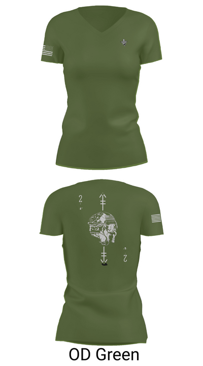 2-12IN 13143559 Women's Short Sleeve V-neck Shirt - 48