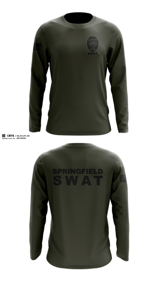 Long Sleeve Performance Shirt, Springfield Ohio SWAT, Police, Teamtime, Team time, sublimation, custom sports apparel, team uniforms, spirit wear, spiritwear, sports uniforms, custom shirts, team store, custom team store, fundraiser sports, apparel fundraiser