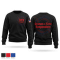Drones as First Responders Crew Neck Sweatshirt - 1