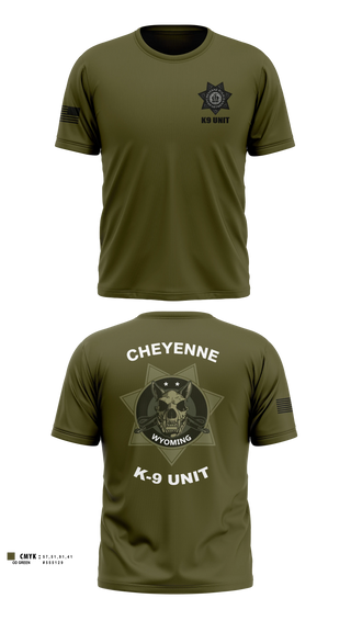 Old School Cotton Feel Shirt, Cheyenne pd k9, Police, Teamtime, Team time, sublimation, custom sports apparel, team uniforms, spirit wear, spiritwear, sports uniforms, custom shirts, team store, custom team store, fundraiser sports, apparel fundraiser