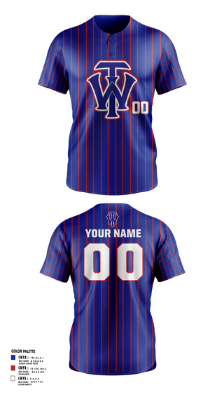 Two Button Softball Jersey, W.I.T., Softball, Teamtime, Team time, sublimation, custom sports apparel, team uniforms, spirit wear, spiritwear, sports uniforms, custom shirts, team store, custom team store, fundraiser sports, apparel fundraiser