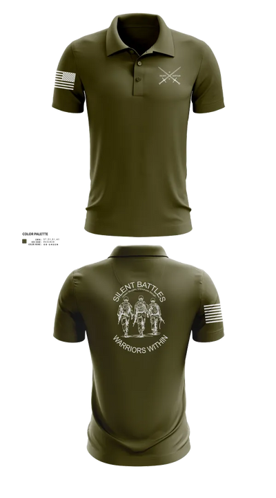 Silent Battles 26852061 Short Sleeve Performance Polo - 10