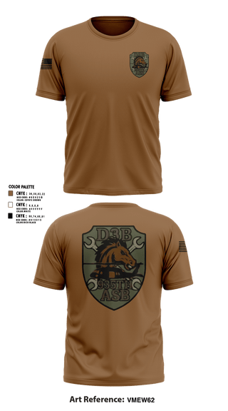 Short Sleeve Performance Shirt, DET3 935TH ASB, National Guard, Teamtime, Team time, sublimation, custom sports apparel, team uniforms, spirit wear, spiritwear, sports uniforms, custom shirts, team store, custom team store, fundraiser sports, apparel fundraiser