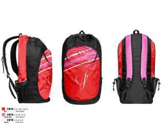 Gear Bag, Viva Dance Collective, Cheer, Teamtime, Team time, sublimation, custom sports apparel, team uniforms, spirit wear, spiritwear, sports uniforms, custom shirts, team store, custom team store, fundraiser sports, apparel fundraiser