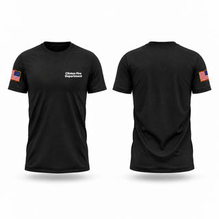 Old School Cotton Feel Shirt, Clinton Fire Department, Fire Department, Teamtime, Team time, sublimation, custom sports apparel, team uniforms, spirit wear, spiritwear, sports uniforms, custom shirts, team store, custom team store, fundraiser sports, apparel fundraiser