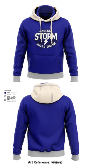 Hoodie, Horizon Storm, Cheer, Teamtime, Team time, sublimation, custom sports apparel, team uniforms, spirit wear, spiritwear, sports uniforms, custom shirts, team store, custom team store, fundraiser sports, apparel fundraiser