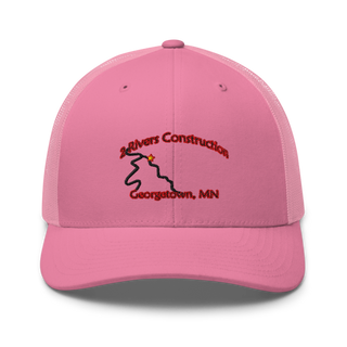 2 Rivers Construction 23011625 Retro Trucker Hat | Yupoong 6606