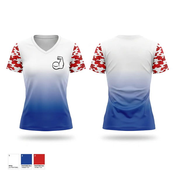 Womens Short Sleeve Vneck Shirt, Young Guns, Ice Hockey, Teamtime, Team time, sublimation, custom sports apparel, team uniforms, spirit wear, spiritwear, sports uniforms, custom shirts, team store, custom team store, fundraiser sports, apparel fundraiser