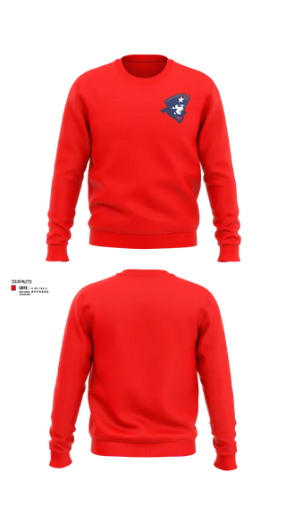 Crew Neck Sweatshirt, Kate Duncan Smith DAR School Volleyball, Women's Volleyball, Teamtime, Team time, sublimation, custom sports apparel, team uniforms, spirit wear, spiritwear, sports uniforms, custom shirts, team store, custom team store, fundraiser sports, apparel fundraiser