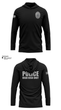 Police High Risk Unit Long Sleeve Performance Shirt with hood - 11
