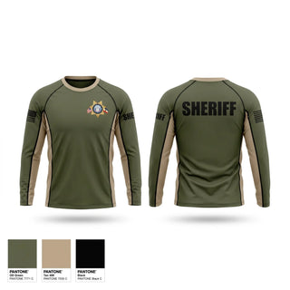 Long Sleeve Performance Shirt, Uintah County Sheriffs Office, Police, Teamtime, Team time, sublimation, custom sports apparel, team uniforms, spirit wear, spiritwear, sports uniforms, custom shirts, team store, custom team store, fundraiser sports, apparel fundraiser
