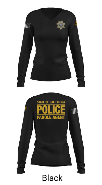 Dapo 61532037 Women's Long Sleeve V-neck Shirt - 35