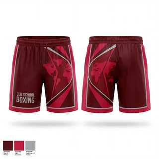 Athletic Shorts With Pockets, Old School Boxing, Spirit Store, Teamtime, Team time, sublimation, custom sports apparel, team uniforms, spirit wear, spiritwear, sports uniforms, custom shirts, team store, custom team store, fundraiser sports, apparel fundraiser