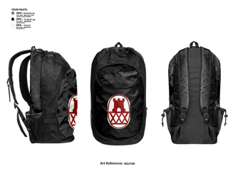 Gear Bag, HSC 130th MEB, Army, Teamtime, Team time, sublimation, custom sports apparel, team uniforms, spirit wear, spiritwear, sports uniforms, custom shirts, team store, custom team store, fundraiser sports, apparel fundraiser