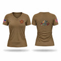CDCR FIRE DEPT Women's Short Sleeve V-neck Shirt - 1
