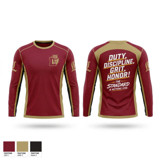 Long Sleeve Performance Shirt, Logan High School, Baseball, Teamtime, Team time, sublimation, custom sports apparel, team uniforms, spirit wear, spiritwear, sports uniforms, custom shirts, team store, custom team store, fundraiser sports, apparel fundraiser