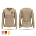 STANDING ROCK FIRE DEPARTMENT Women's Long Sleeve V-neck Shirt - 1