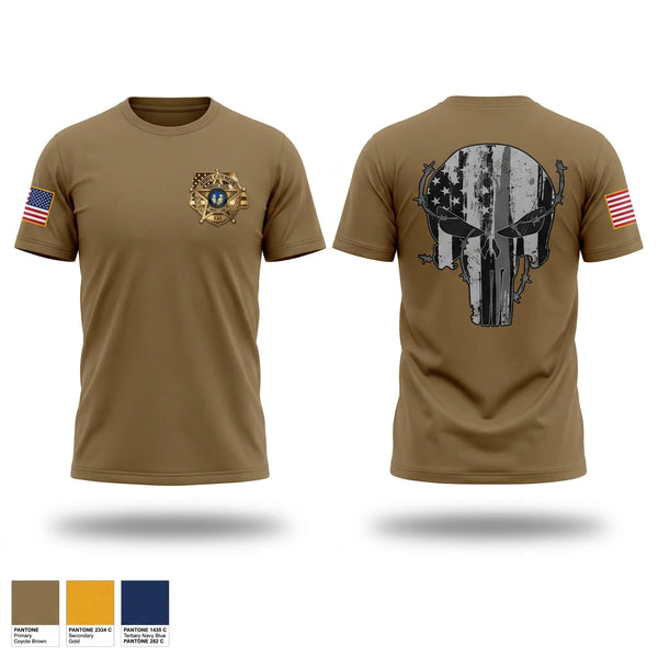 Old School Cotton Feel Shirt, Ashe County Sheriff, Police, Teamtime, Team time, sublimation, custom sports apparel, team uniforms, spirit wear, spiritwear, sports uniforms, custom shirts, team store, custom team store, fundraiser sports, apparel fundraiser