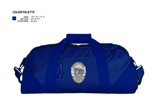 Duffle Bag, Cheraw, Police, Teamtime, Team time, sublimation, custom sports apparel, team uniforms, spirit wear, spiritwear, sports uniforms, custom shirts, team store, custom team store, fundraiser sports, apparel fundraiser