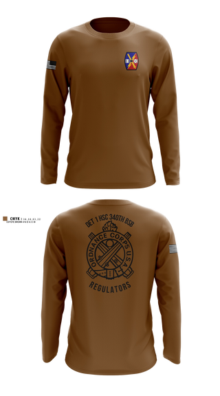 Long Sleeve Performance Shirt, DET 1 HSC 340TH BSB, Army, Teamtime, Team time, sublimation, custom sports apparel, team uniforms, spirit wear, spiritwear, sports uniforms, custom shirts, team store, custom team store, fundraiser sports, apparel fundraiser