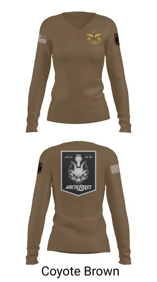 Womens Long Sleeve Vneck Shirt, Fox Co 3-10 GSAB, , Teamtime, Team time, sublimation, custom sports apparel, team uniforms, spirit wear, spiritwear, sports uniforms, custom shirts, team store, custom team store, fundraiser sports, apparel fundraiser