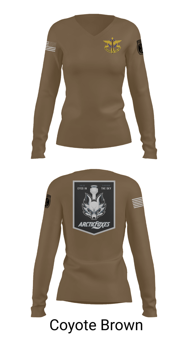 Womens Long Sleeve Vneck Shirt, Fox Co 3-10 GSAB, , Teamtime, Team time, sublimation, custom sports apparel, team uniforms, spirit wear, spiritwear, sports uniforms, custom shirts, team store, custom team store, fundraiser sports, apparel fundraiser