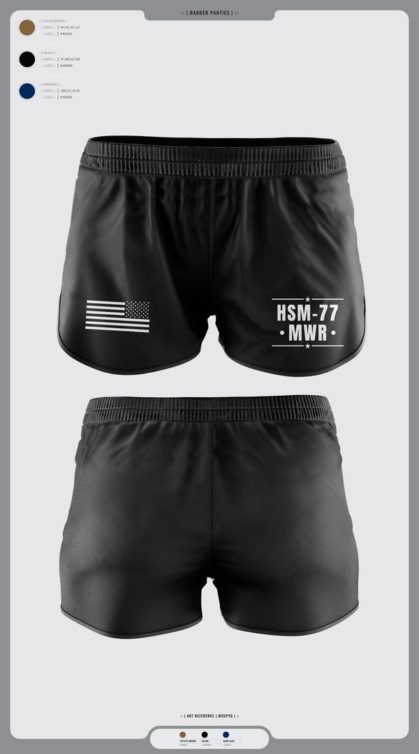 Ranger Panties, HSM-77 MWR, , Teamtime, Team time, sublimation, custom sports apparel, team uniforms, spirit wear, spiritwear, sports uniforms, custom shirts, team store, custom team store, fundraiser sports, apparel fundraiser