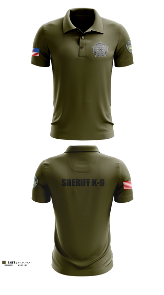 Short Sleeve Performance Polo, Washington County SO Maine K9 Unit, Police, Teamtime, Team time, sublimation, custom sports apparel, team uniforms, spirit wear, spiritwear, sports uniforms, custom shirts, team store, custom team store, fundraiser sports, apparel fundraiser