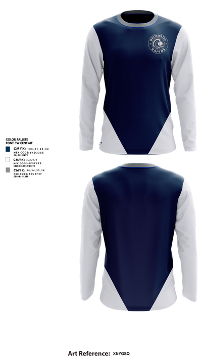 Whitewater Rapids 50763758 Long Sleeve Performance Shirt 1
