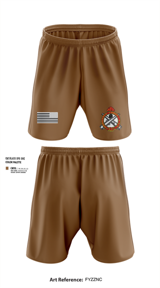 Athletic Shorts With Pockets, FMT, 73D CEC-I, 1/11th ABN, , Teamtime, Team time, sublimation, custom sports apparel, team uniforms, spirit wear, spiritwear, sports uniforms, custom shirts, team store, custom team store, fundraiser sports, apparel fundraiser