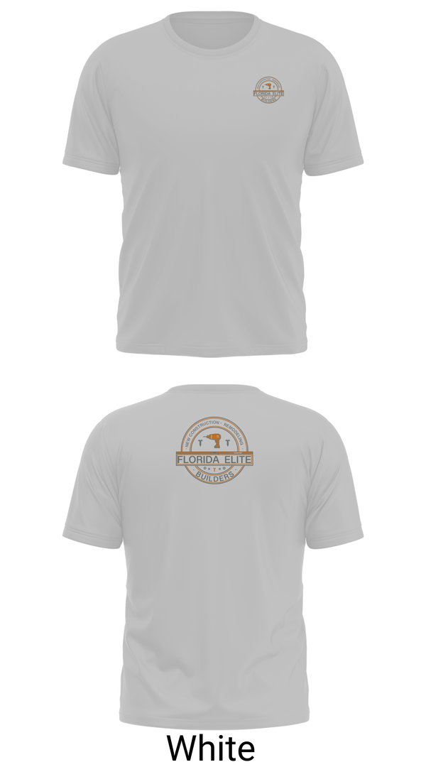 Old School Cotton Feel Shirt, Florida Elite Builders, , Teamtime, Team time, sublimation, custom sports apparel, team uniforms, spirit wear, spiritwear, sports uniforms, custom shirts, team store, custom team store, fundraiser sports, apparel fundraiser
