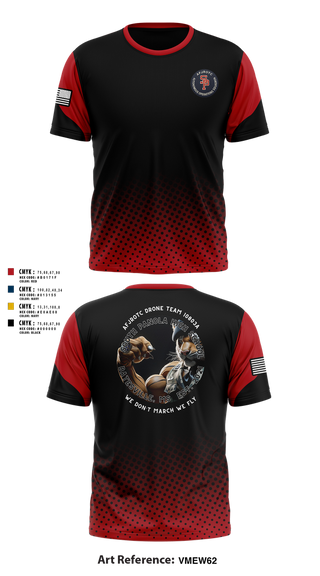 Short Sleeve Performance Shirt, AFJROTC MS-081 DRONE TEAM, , Teamtime, Team time, sublimation, custom sports apparel, team uniforms, spirit wear, spiritwear, sports uniforms, custom shirts, team store, custom team store, fundraiser sports, apparel fundraiser
