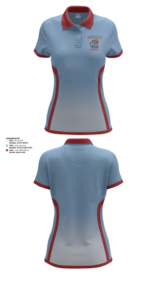 Women's Short Sleeve Performance Polo, Crismon Rattlers, Women's Basketball, Teamtime, Team time, sublimation, custom sports apparel, team uniforms, spirit wear, spiritwear, sports uniforms, custom shirts, team store, custom team store, fundraiser sports, apparel fundraiser